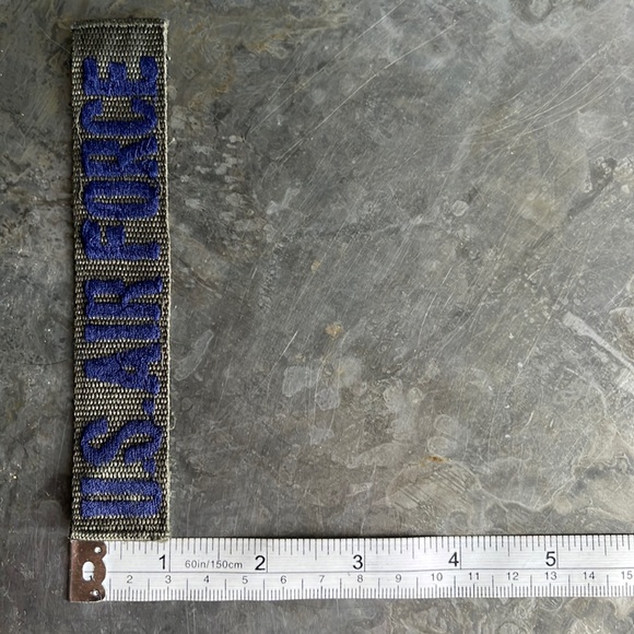 U.S. AIR FORCE embroidered tape patch - vintage - Picture 9 of 10